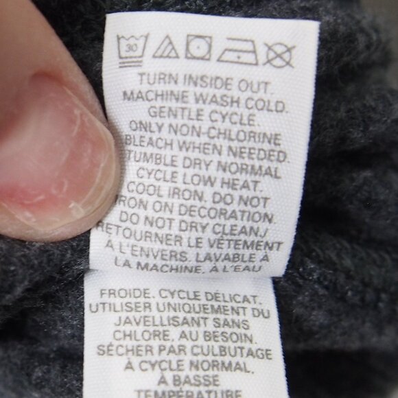 Victoria's Secret LONDON Fashion Show 2014 Crew Neck Sweatshirt Dk Gray Size S - Picture 9 of 13